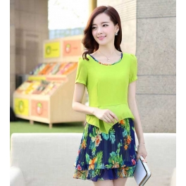 dress wanita import D1966