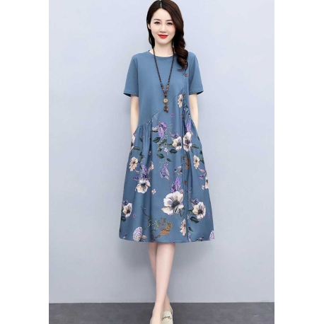 dress wanita korea D6385