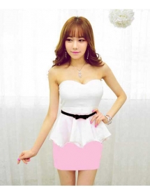 mini dress pesta D1977