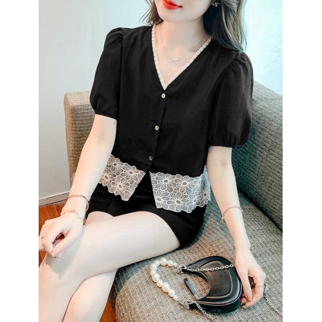 blouse wanita korea T7781