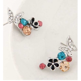 anting wanita motif kupu2 TT0317