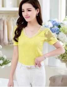 blouse wanita korea T2077