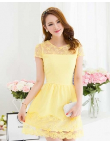 dress korea import D1984