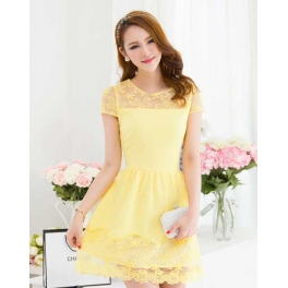 dress korea import D1984