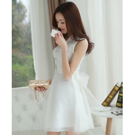 dress wanita tanpa lengan D1849