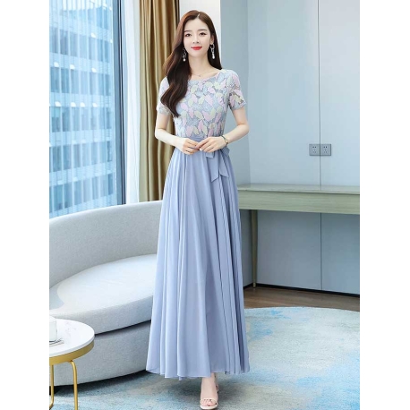 long dress korea D7068