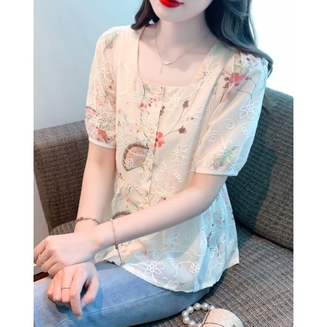 blouse wanita korea T7867