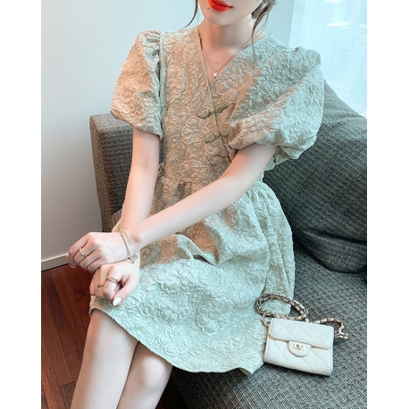 dress wanita korea D7730