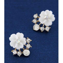 anting wanita motif bunga TT0348