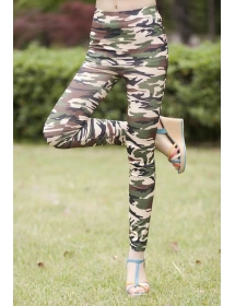 celana legging motif army T2124