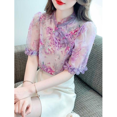 blouse wanita korea T7887