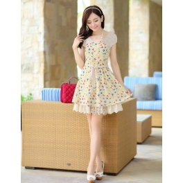 dress wanita import D2066