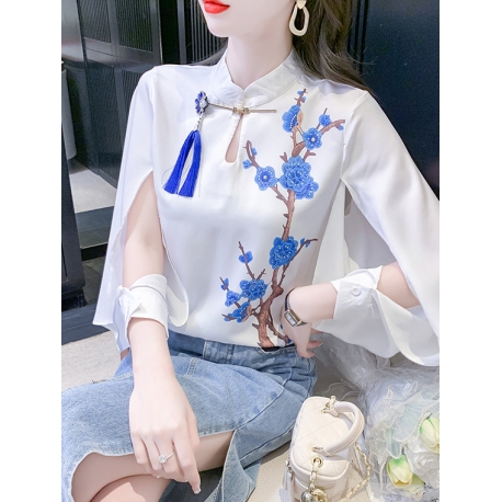 blouse  cheongsam wanita import T7982