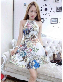 dress wanita import D2090