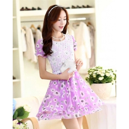 dress wanita import D2093