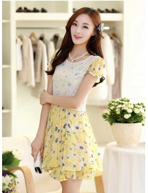 dress wanita import D2095