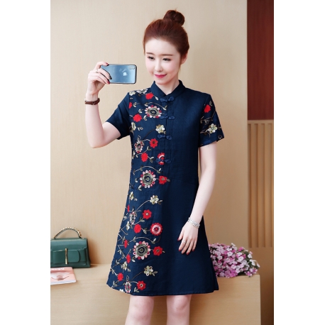 dress cheongsam import D7843