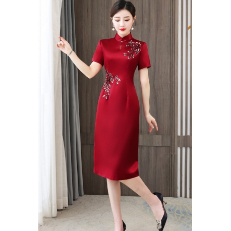 dress cheongsam import D7847