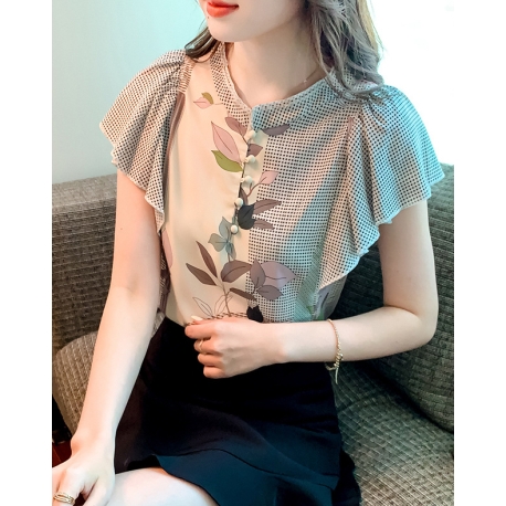 blouse wanita korea T7997