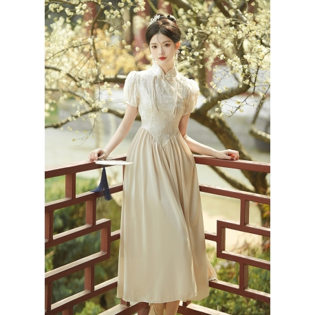 dress cheongsam import D7856