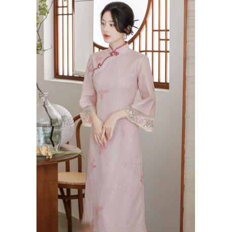 dress cheongsam import D7886