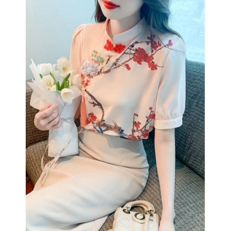 blouse cheongsam import T8049