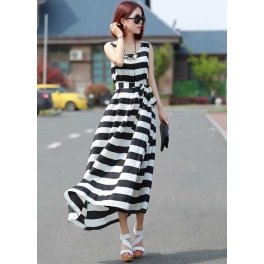 long dress motif salur D2165