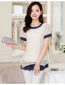 blouse brukat import T2182