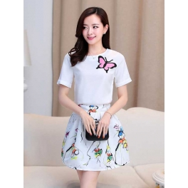 setelan wanita korea D2174