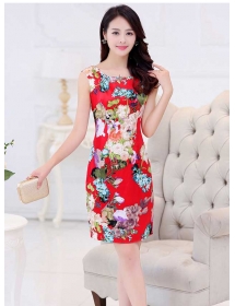 dress pesta korea D2182