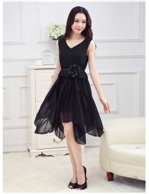 dress wanita import D2187