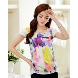 blouse chiffon import T2206