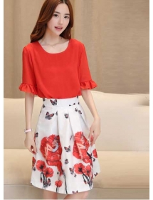 setelan wanita korea D2205