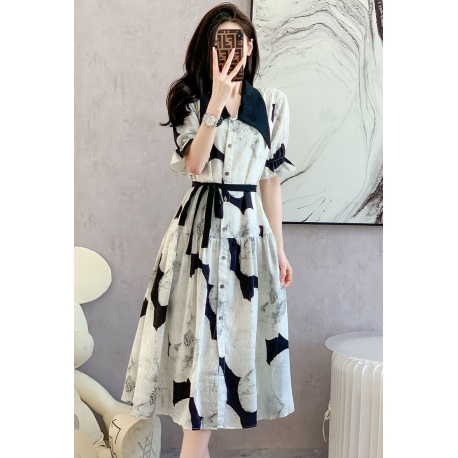 long dress wanita korea D7967