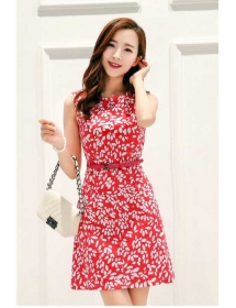 dress wanita korea D2208