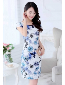 dress pesta korea D2215