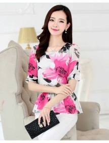 blouse chiffon import T2209