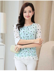 blouse chiffon import T2211