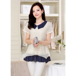 blouse brukat import T2214