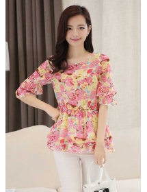 blouse chiffon import T2222