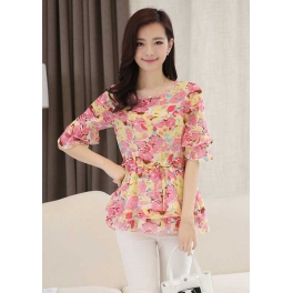 blouse chiffon import T2222