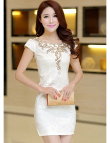 dress wanita import D2251