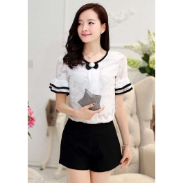 blouse wanita korea T2233