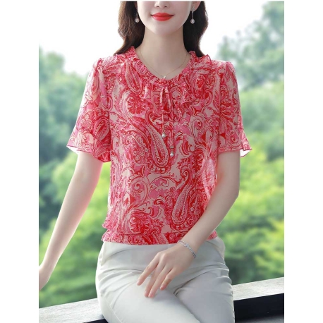 blouse wanita korea T8190