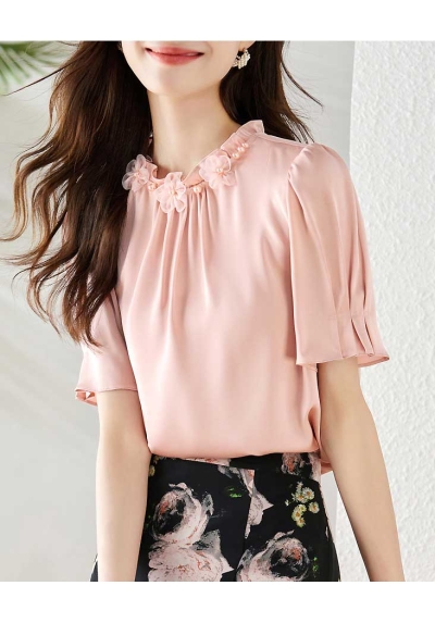 blouse wanita korea import T8129