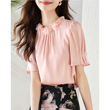 blouse wanita korea import T8129