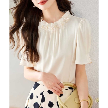 blouse wanita korea import T8129