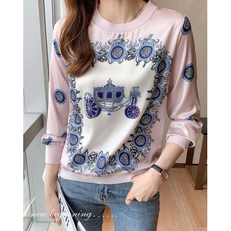 blouse wanita korea T8201