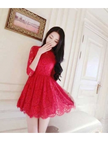 dress brukat import D2243