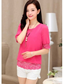 blouse chiffon import T2243